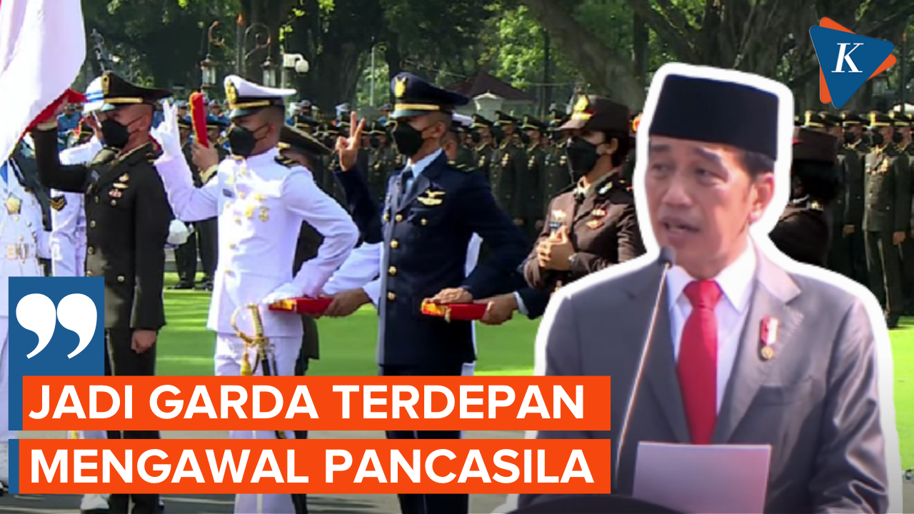 Pesan Jokowi kepada Perwira TNI-Polri yang Baru Dilantik