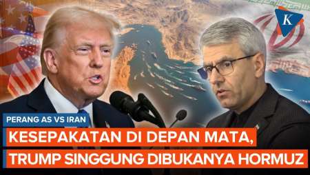 AS-Iran Segera Capai Kesepakatan Damai, Trump Singgung Pembukaan Selat Hormuz