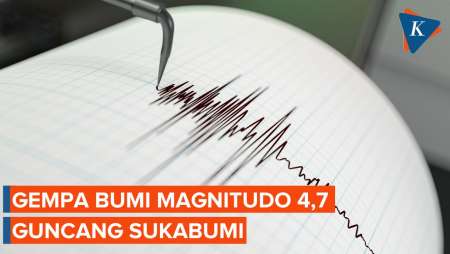 Gempa di Sukabumi Berkekuatan M 4,7, Getaran Terasa sampai Depok dan Tangerang