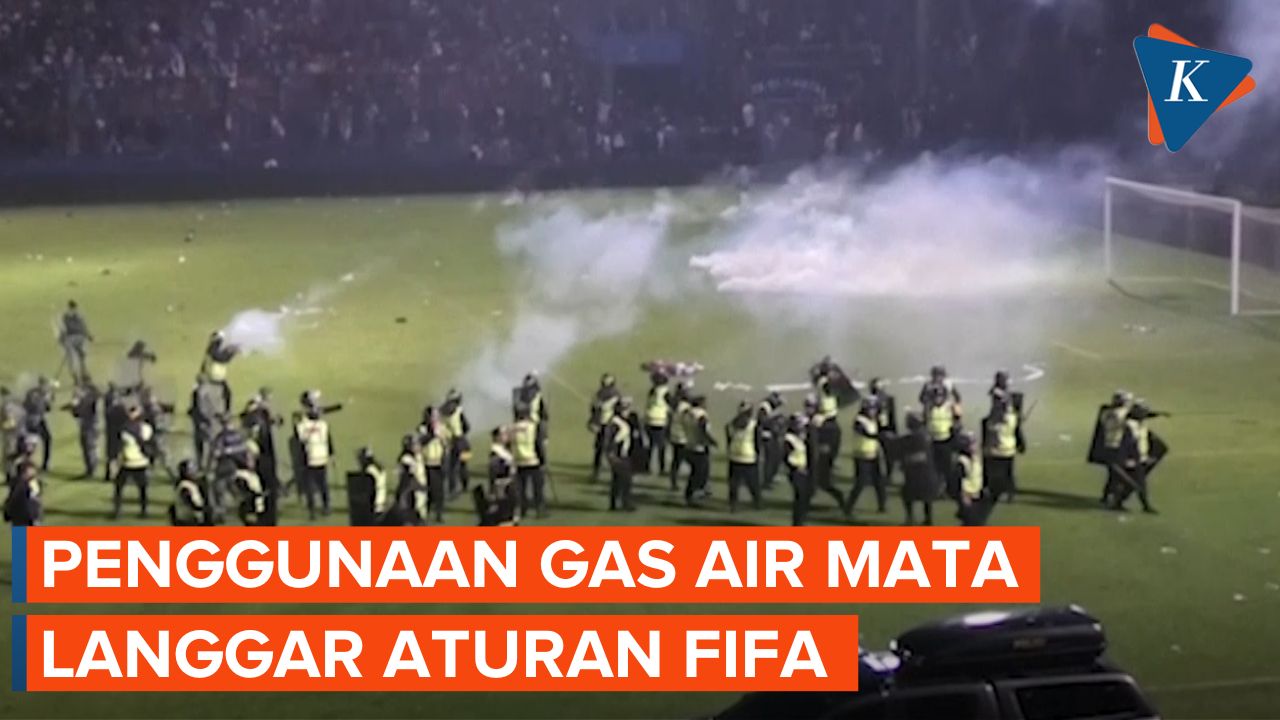 Polisi Tembakkan Gas Air Mata di Stadion Kanjuruhan, Langgar Aturan FIFA