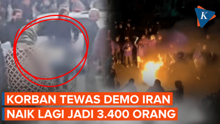 Korban Tewas Demo Iran Lampaui 3.000 Orang, 10.000 Orang Ditangkap