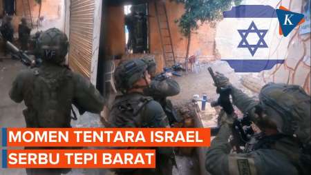 Militer Israel Tunjukkan Detik-detik Tentaranya Serbu Tepi Barat