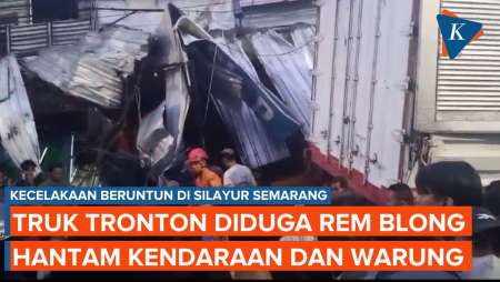 Kecelakaan Beruntun di Turunan Silayur Semarang: 2 Orang Tewas, Truk Diduga Rem Blong