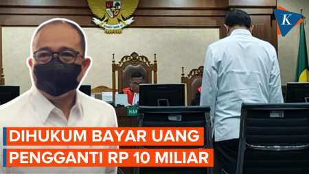 Rafael Alun Divonis Bayar Uang Pengganti Rp 10 Miliar