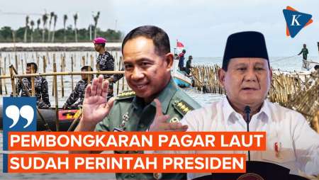 Panglima Tegaskan Pembongkaran Pagar Laut atas Perintah Presiden Prabowo