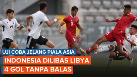 Uji Coba Timnas Indonesia: Garuda Tak Berdaya, Dicukur Libya 4 Gol Tanpa Balas 