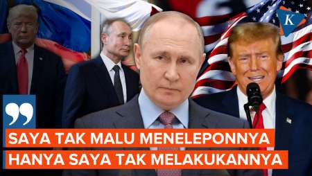 Sudah Beri Selamat, Putin Sebut Tak Merasa Malu untuk Telepon Trump