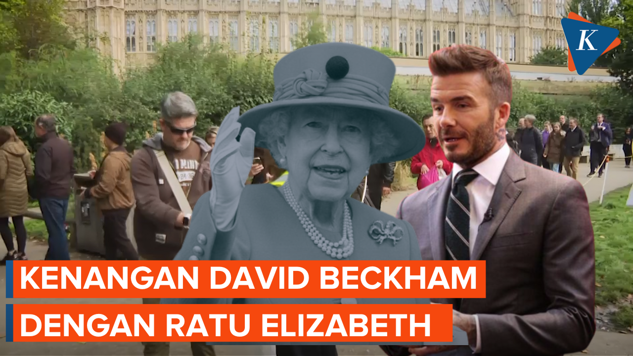 David Beckham Antre 13 Jam Demi Beri Penghormatan Terakhir pada Ratu Elizabeth