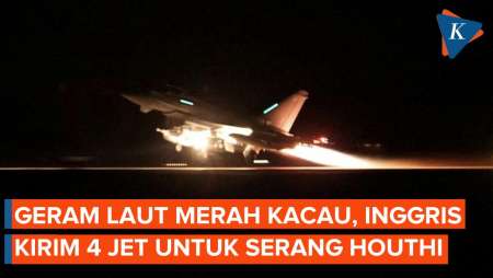 4 Jet Tempur Inggris Berangkat untuk Serang Houthi di Yaman