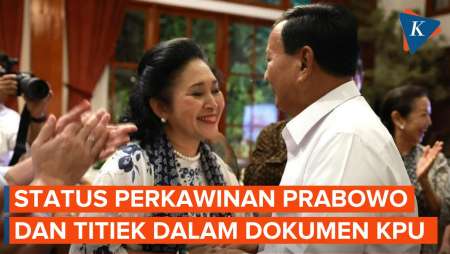 Bagaimana Status Perkawinan Prabowo dan Titiek Soeharto?