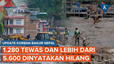 Korban Banjir Nepal-Tibet: 1.280 Tewas & Lebih Dari 5.600 Orang Masih Hilang