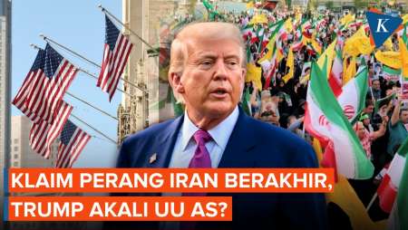 Trump Klaim Perang Iran Sudah Berakhir, Siasat Akali UU AS?