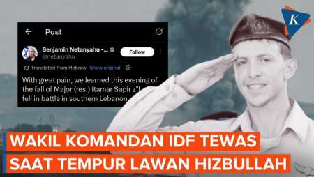 Wakil Komandan IDF Tewas di Lebanon, Tumbang Saat Lawan Hizbullah