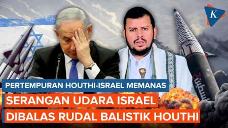 Houthi-Israel Memanas, Serangan Jet Tempur Dibalas Rudal Balistik Hipersonik