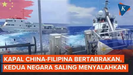 Kapal China Tabrakan Dengan Kapal Filipina, Beijing Beri Ancaman
