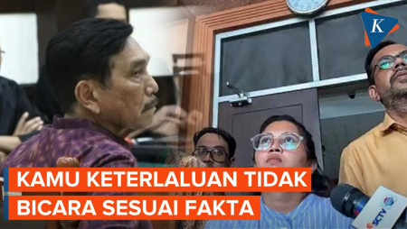 Pesan Luhut Untuk Haris-Fatia Usai Jalani Sidang di PN Jaktim