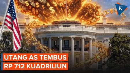 Rekor Tertinggi, Utang AS Tembus Rp 712 Kuadriliun