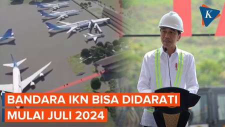 Jokowi Groundbreaking Bandara IKN, Beroperasi Penuh pada 2024