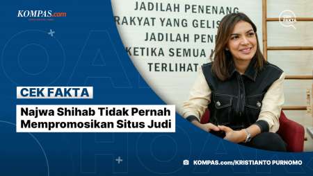 [Klarifikasi] Najwa Shihab Tidak Pernah Mempromosikan Situs Judi