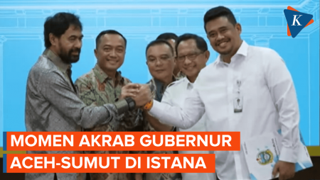 Momen Akrab Gubernur Aceh-Sumut Usai Presiden Prabowo Selesaikan Sengketa 4 Pulau