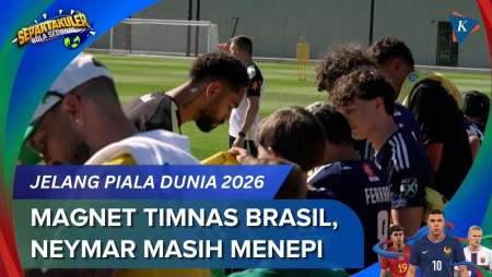 H-7 Piala Dunia 2026: Latihan Brasil Diserbu Fans, Neymar Masih "Menghilang"