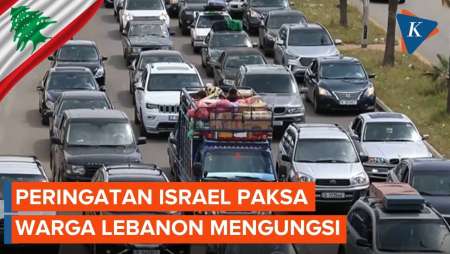 Penampakan Warga Lebanon Mengungsi Di Tengah Ancaman Serangan Israel