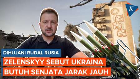 Ukraina Dihujani Rudal Rusia, Zelenskyy: Kami Butuh Senjata Jarak Jauh