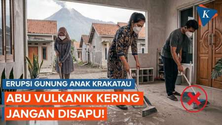 Jangan Sapu Abu Vulkanik Saat Kering, Begini Cara Membersihkannya!