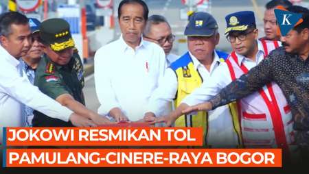 Presiden Jokowi Resmikan Tol Pamulang-Cinere-Raya Bogor