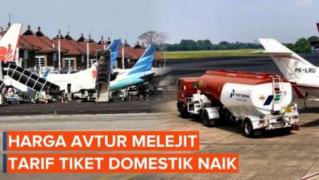 Imbas Harga Avtur Dunia Melejit, Tarif Tiket Pesawat Domestik Kembali Meroket