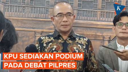 KPU Sediakan Podium pada Debat Pilpres Kedua hingga Kelima