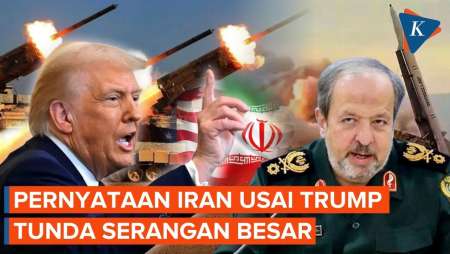 Trump Tunda Serangan Besar AS Ke Iran, Begini Kata Teheran! 