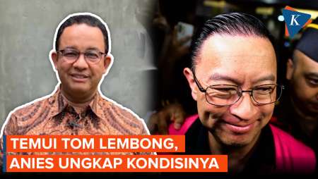 Anies Baswedan Temui Tom Lembong di Tahanan, Bahas Apa?