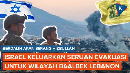 Berdalih Akan Serang Hizbullah, Israel Rilis Seruan Evakuasi Terbaru di Baalbek Lebanon