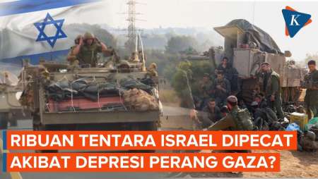 Israel Tutupi Data Ribuan Tentara Yang Dipecat Karena Depresi Perang Gaza