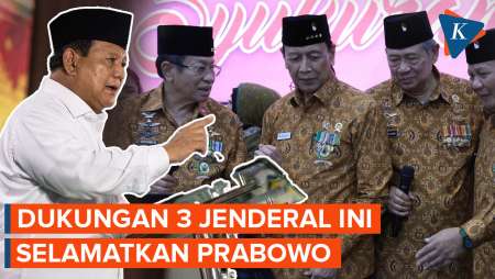 Dukungan SBY, Agum Gumelar, dan Wiranto Dinilai 'Kubur' Masa Lalu Prabowo