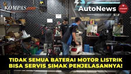 Enggak Semua Baterai Motor Listrik Bisa Servis, Simak Penjelasannya!