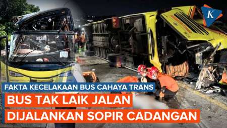 Fakta Kecelakaan Bus Cahaya Trans: Kemenhub Pastikan Bus Tak Laik Jalan