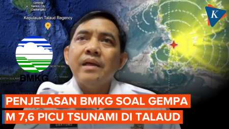 Penjelasan BMKG soal Gempa M 7,6 Hari Ini yang Picu Tsunami Minor di Talaud Sulut