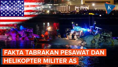 Fakta Tabrakan Pesawat dan Helikopter Militer AS di Washington DC