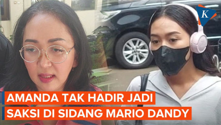 Amanda Mantan Pacar Mario Batal Bersaksi karena Sakit