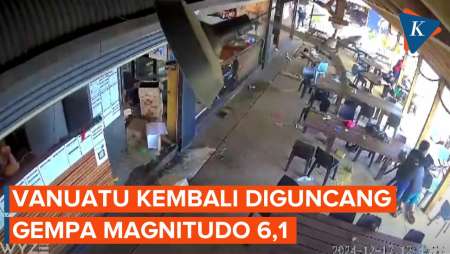 Vanuatu Diguncang Gempa Lagi, Kali Ini Magnitudo 6,1