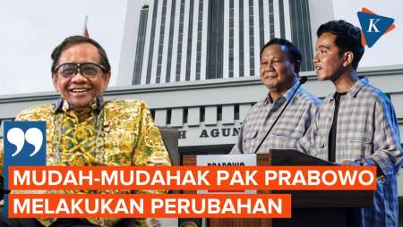 Mahfud Harap Prabowo Perbaiki Sistem Hukum, Jika Tidak Akan Berlaku Hukum Rimba