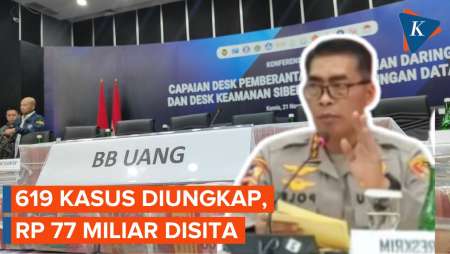 Polisi Sita Rp 77 Miliar dalam 15 Hari pada Kasus Judi Online