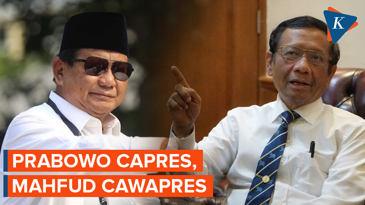 Prabowo Capres Paling Dipilih, Mahfud MD Peringkat Pertama Kandidat Cawapres