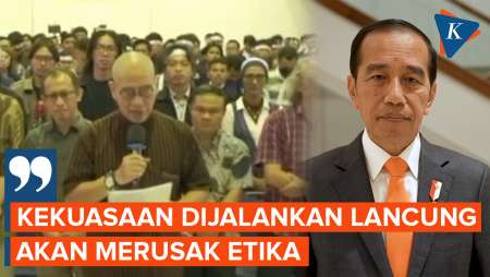 Profesor dan Dosen Filsafat Se-Indonesia Tegur Jokowi soal Etika