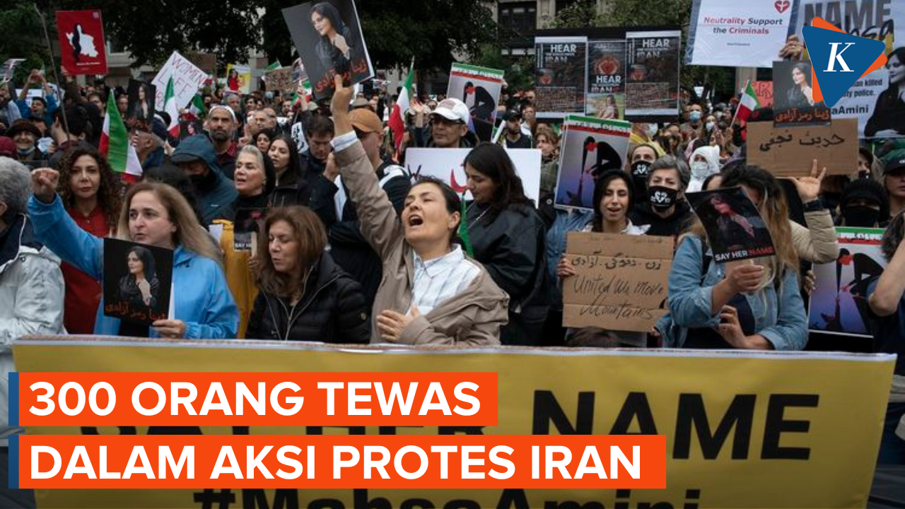Aksi Protes Iran: 300 Orang Tewas, Presiden Berkoar-koar Jamin Kebebasan