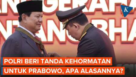 Alasan Polri Beri Tanda Kehormatan Bintang Bhayangkara Utama pada Prabowo