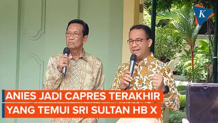 Giliran Anies yang Sowan ke Sultan Hamengkubuwono X