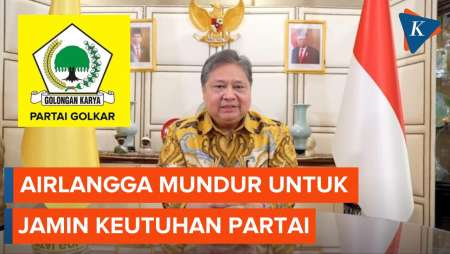 Airlangga Singgung Keutuhan Partai Saat Mundur dari Ketum Golkar